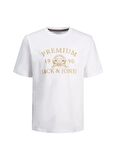 Jack & Jones Baskılı Beyaz Erkek Çocuk T-Shirt JPRBLUDAVE SS TEE SG JNR