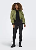 Only Yeşil Kadın Mont ONLSVEA B SHORT BOMBER JACKET CC OT