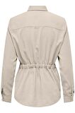 ONLY ONLARIS LIFE 4/5 FEM CARGO JACKET CC WVN 15310852 KREM
