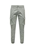 Only & Sons Lastikli Paça Su Yeşili Erkek Kargo Pantolon ONSCAM STAGE CARGO CUFF LIFE 6687 N