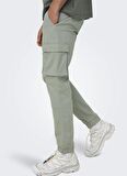 Only & Sons Lastikli Paça Su Yeşili Erkek Kargo Pantolon ONSCAM STAGE CARGO CUFF LIFE 6687 N