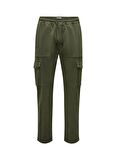 Only & Sons Dar Paça Haki Erkek Kargo Pantolon ONSLUC CARGO TAP 0121 PANT