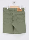 Jack & Jones Normal Bel Normal Yeşil Erkek Genç  Şort JPSTRICK JJORIGINAL JNR