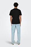 ONLY & SONS ONSLOGAN LIFE REG FUNNY SS TEE 22028178 SİYAH