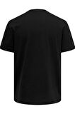 ONLY & SONS ONSLOGAN LIFE REG FUNNY SS TEE 22028178 SİYAH