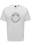 ONLY & SONS ONSLAMER LIFE REG LOGO SS TEE 22028168 BEYAZ
