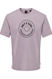 ONLY & SONS ONSLAMER LIFE REG LOGO SS TEE 22028168 PUDRA