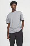JJEURBAN EDGE TEE SS O-NECK NOOS GRİ12254412 