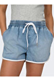 ONLPIERCE PULL-UP DNM KADIN DENIM ŞORT