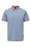 Only & Sons Erkek Onsfletcher Polo Yaka %100 Pamuk T-Shirt 22024827 Mavi