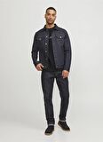 Jack & Jones Yuvarlak Yaka Siyah Erkek T-Shirt RDDLUCA TEE S/S CREW NECK NOOS