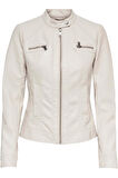 ONLBANDIT FAUX LEATHER BIKER OTW NOOS KREM 