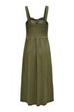 ONLY ONLJANY S/L BUTTON DRESS JRS 15180143 HAKİ