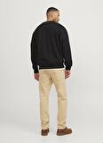 Jack & Jones Bisiklet Yaka Siyah Erkek Sweatshırt 12253391_RDDWILLIE SWEAT CREW NECK