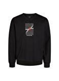 Jack & Jones Bisiklet Yaka Siyah Erkek Sweatshırt 12253391_RDDWILLIE SWEAT CREW NECK