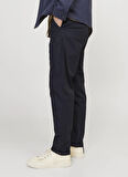 Jack & Jones Normal Bel Normal Paça Lacivert Erkek Pantolon JPSTACE JJSUMMER CHINO