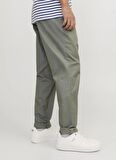 Jack & Jones Normal Bel Normal Paça Haki Erkek Pantolon JPSTACE JJSUMMER CHINO