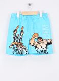 Name İt Mavi Erkek Çocuk  Şort Mayo NKMMAKAVEL MARVEL SWIMSHORTS MAR