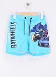 Name İt Mavi Erkek Şort Mayo NMMMICCO BATWHEELS LONG SWIMSHORTS