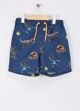 Name İt Koyu Mavi Erkek Çocuk  Şort Mayo NKMMELVIN JURASSIC SWIMSHORTS SKY