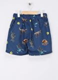 Name İt Koyu Mavi Erkek Çocuk  Şort Mayo NKMMELVIN JURASSIC SWIMSHORTS SKY