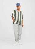 Jack & Jones Relaxed Haki Erkek Gömlek JCOJEFF AOP RESORT SHIRT SS RELAX L