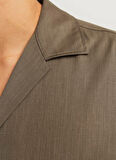 Jack & Jones Rahat Kahve Erkek Gömlek JPRCCAARON TENCEL RESORT SHIRT S/S