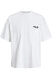 JACK&JONES JORBARI BACK TEE SS CREW NECK12252953 BEYAZ