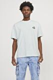 JACK&JONES JORDECAL TEE SS CREW NECK TG LN12254175 A.GRİ