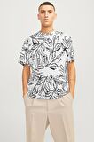 JORLAFAYETTE AOP TEE SS CREW NECK LN 