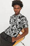 JORLAFAYETTE AOP TEE SS CREW NECK LN 