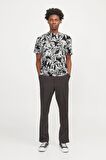 JORLAFAYETTE AOP TEE SS CREW NECK LN 