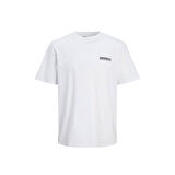 JJ Jorrecıpe Erkek T-Shirt 12254174-Bright White Beyaz