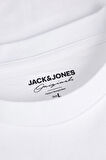Jack & Jones Jorsantorini Erkek Beyaz T-Shirt 12251774-BrightWhite