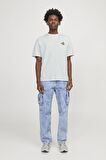 JACK&JONES JORDECAL TEE SS CREW NECK TG LN12254175 A.GRİ