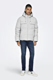 ONSELIJAH PCKT. HOOD JACKET OTW NOOS A.GRİ 22029661