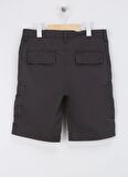 Jack & Jones Normal Bel Normal Füme Erkek Şort JPSTCOLE JJCAMPAIGN SHORT JNR