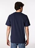 Jack & Jones Yuvarlak Yaka Lacivert Erkek T-Shirt RDDROAD CREW NECK TEE S/S NOOS