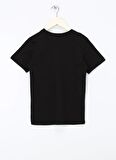 Jack & Jones Baskılı Siyah Erkek T-Shirt JORLUCCA FASTRUNNER1 TEE SS CREW JN