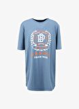 Jack & Jones Bisiklet Yaka Lacivert Erkek T-Shirt JPRBLUCAMERON SS TEE CREW NECK FST