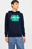 Jack & Jones Tiley Kapüşonlu Erkek Sweat 12256807