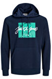 Jack & Jones Tiley Kapüşonlu Erkek Sweat 12256807