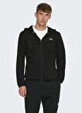 Only & Sons Kapüşon Yaka Siyah Erkek Sweatshırt ONSLIAM REG HOODIE TRACKSUIT NOOS