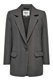 ONLLANA-BERRY L/S OVS BLAZER TLR NOOS KOYU GRİ 15245698