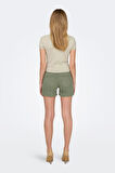 ONLELINA S/S O-NECK SHORT TOP JRS NOOS AÇIK BEJ