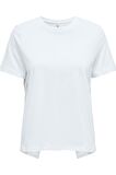 ONLY ONLKELLY LIFE S/S BACK WRAP TOP JRS 15319398 P.BEYAZ