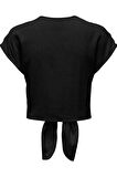 ONLSIESTA SS KNOT LIN BL SHIRT PNT NOOS SİYAH