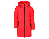 Only Onlpaula Premium Puffer Kadın Günlük Mont 15326656-HIGH-RISK-RED Kırmızı