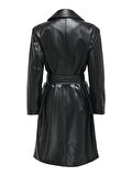 Only Bına Faux Suni Deri Kadın Trençoat 15326827