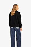 JJXX Jxabbie Kadın Siyah Sweatshirt 12259894-Black